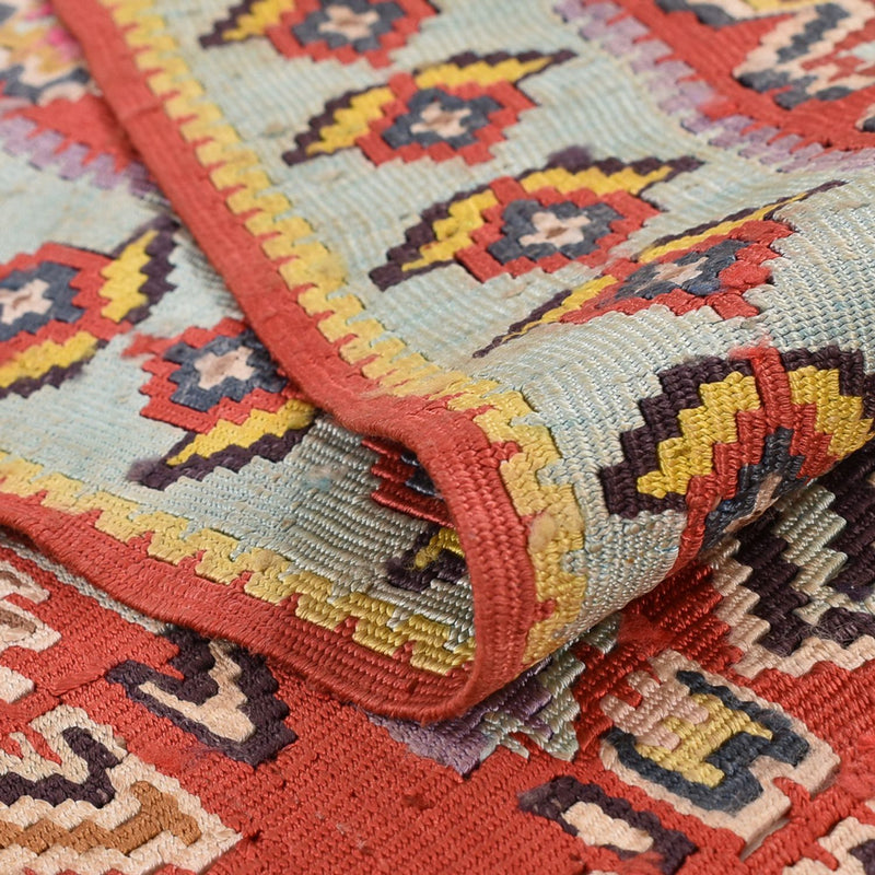 Kelim-tæppe - orientalsk - 265 x 156 cm - rød