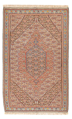 Kelim-tæppe - orientalsk - 260 x 160 cm - lys brun