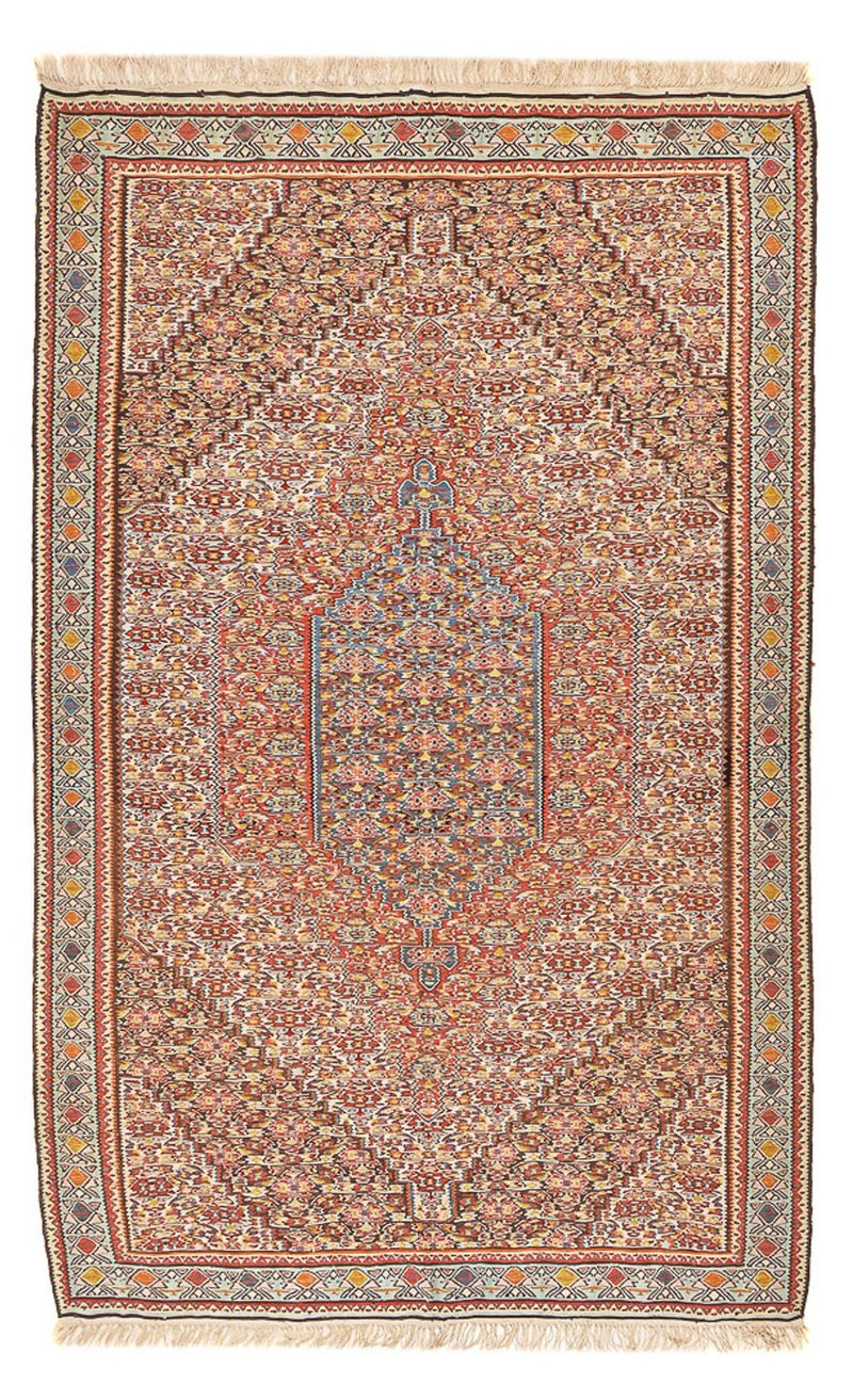 Kelim-tæppe - orientalsk - 260 x 160 cm - lys brun
