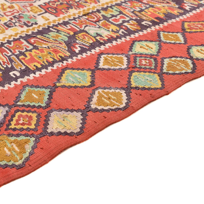 Kelim-tæppe - orientalsk - 255 x 165 cm - lys brun
