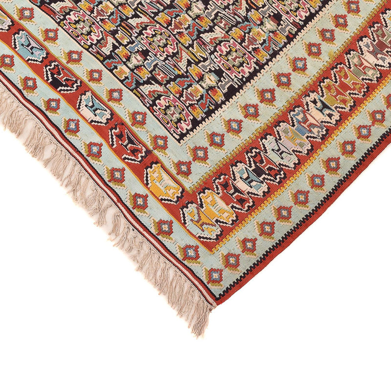 Kelim-tæppe - orientalsk - 250 x 160 cm - lysrød