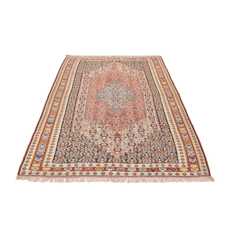 Kelim-tæppe - orientalsk - 250 x 160 cm - lysrød