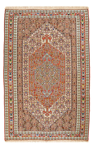 Kelim-tæppe - orientalsk - 258 x 160 cm - lysrød
