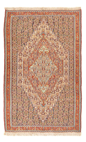 Kelim-tæppe - orientalsk - 248 x 156 cm - lysrød