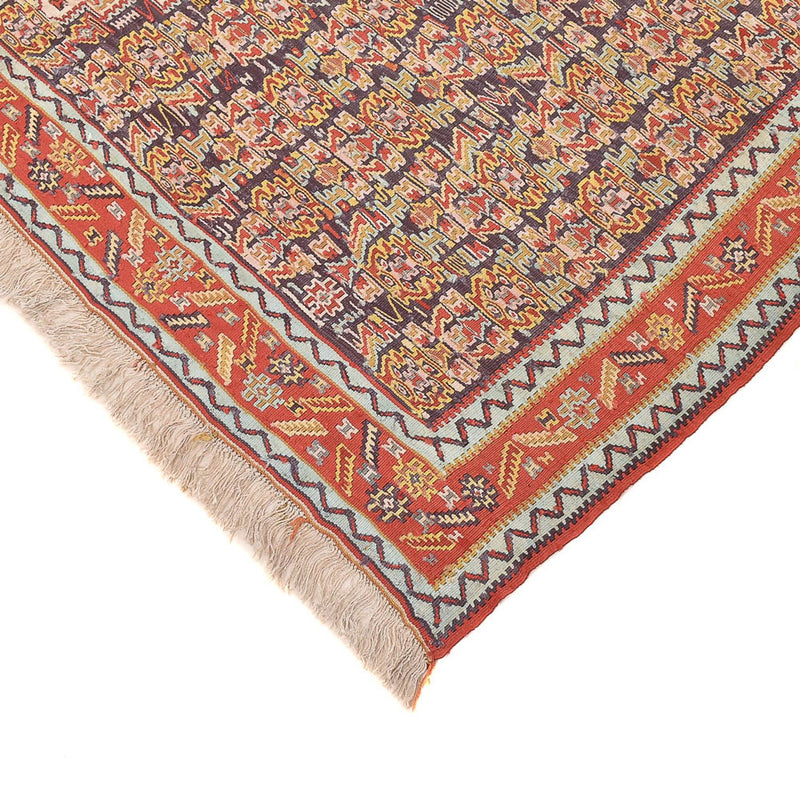 Kelim-tæppe - orientalsk - 248 x 156 cm - lysrød