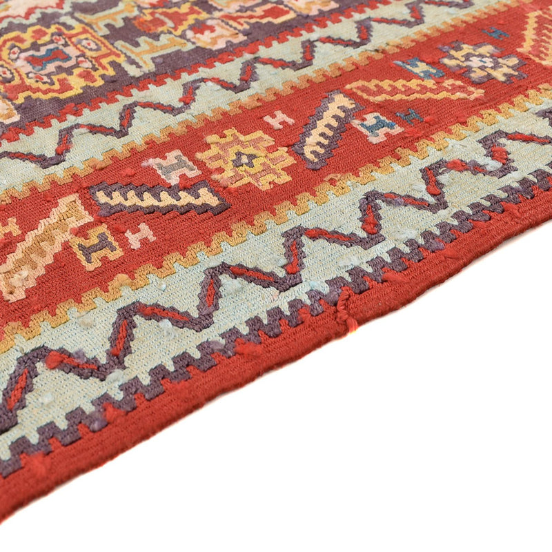 Kelim-tæppe - orientalsk - 248 x 156 cm - lysrød
