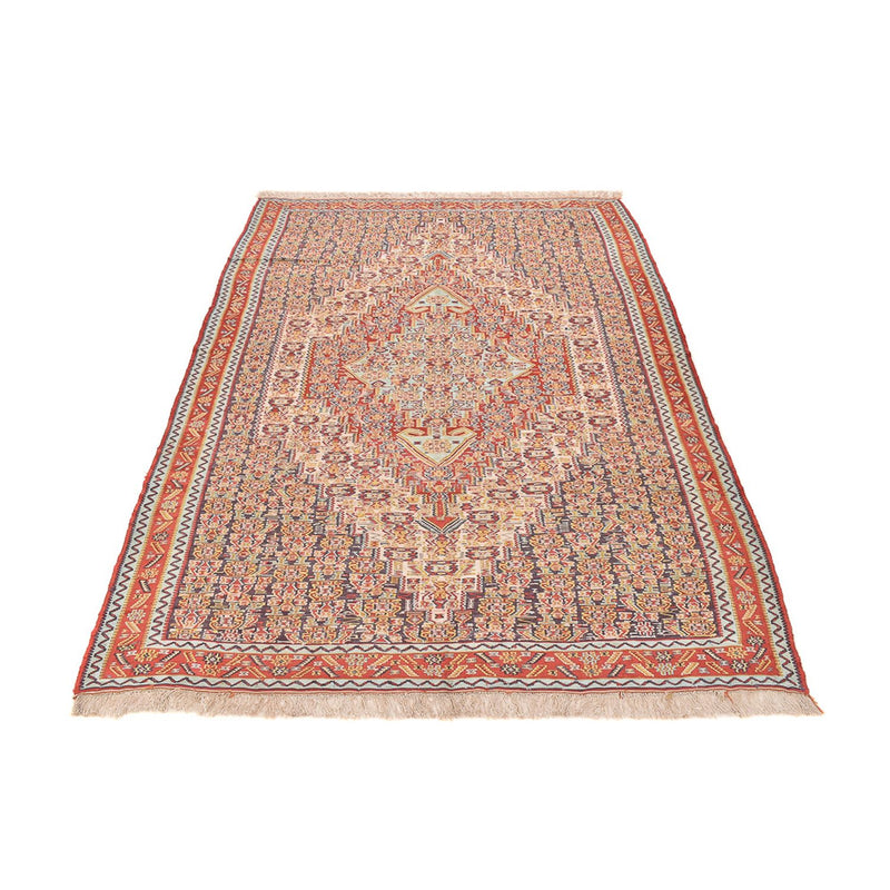Kelim-tæppe - orientalsk - 248 x 156 cm - lysrød