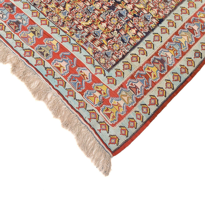 Kelim-tæppe - orientalsk - 255 x 155 cm - lysrød