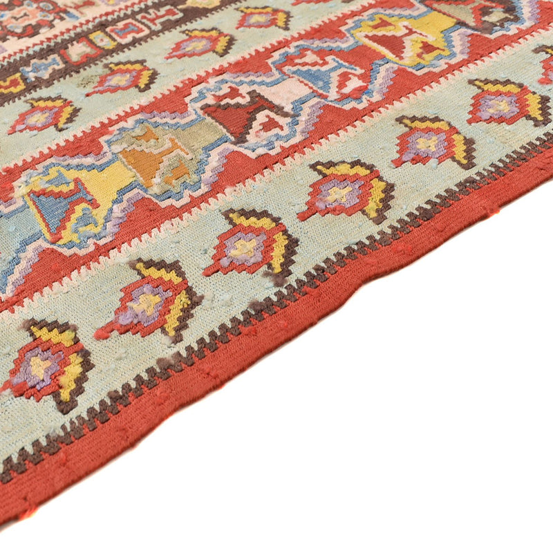 Kelim-tæppe - orientalsk - 255 x 155 cm - lysrød
