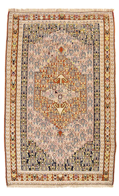 Kelim-tæppe - orientalsk - 260 x 160 cm - beige