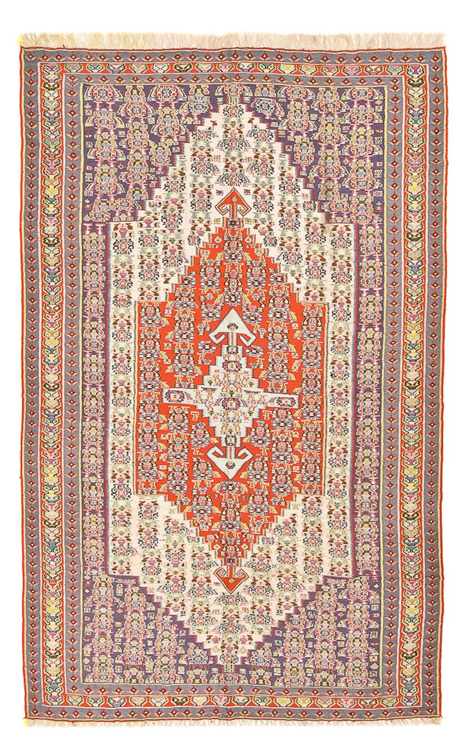 Kelim-tæppe - orientalsk - 260 x 154 cm - rød