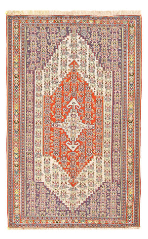 Kelim-tæppe - orientalsk - 260 x 154 cm - rød