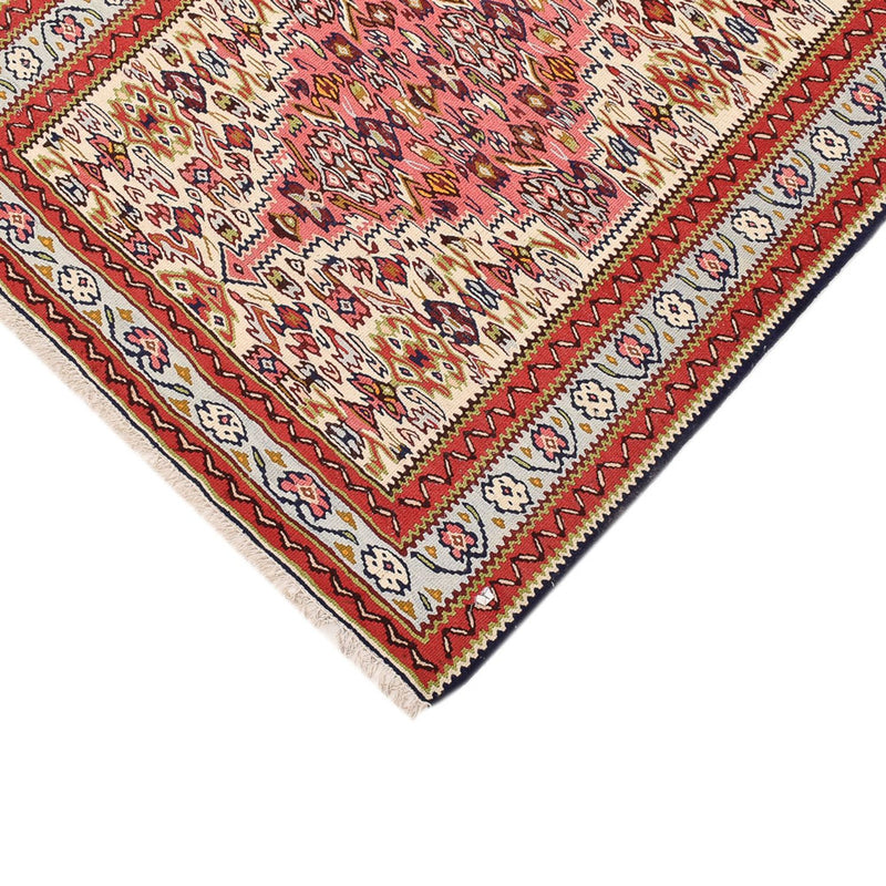 Løber Kelim-tæppe - orientalsk - 437 x 81 cm - beige