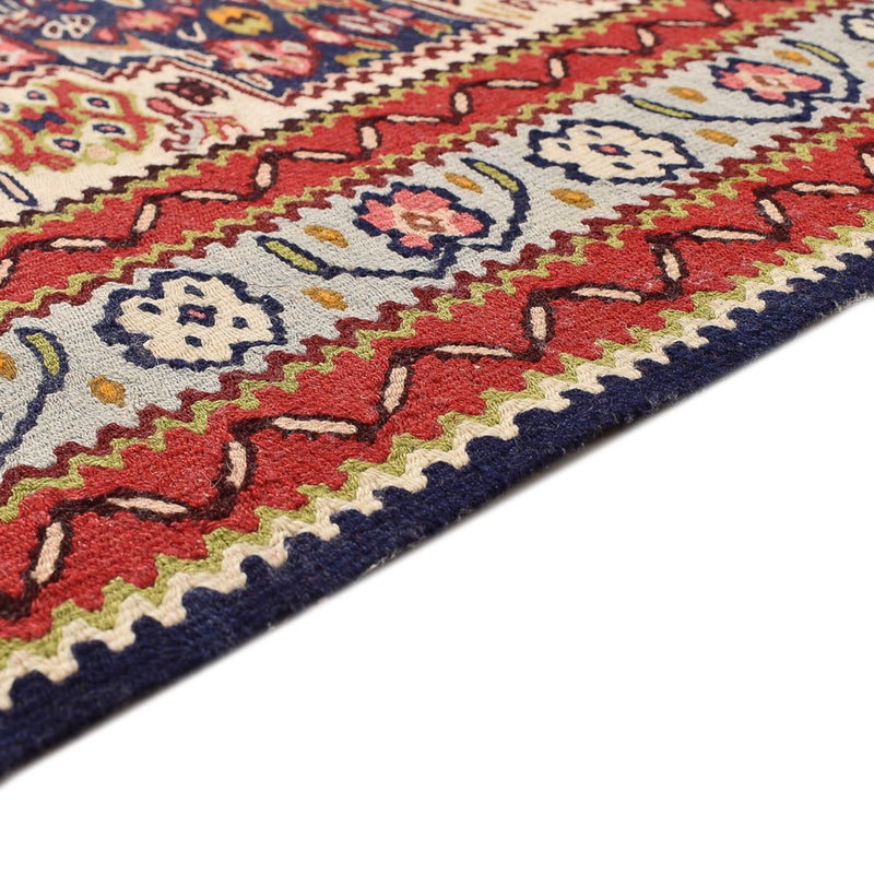 Løber Kelim-tæppe - orientalsk - 437 x 81 cm - beige