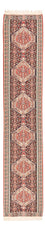 Løber Kelim-tæppe - orientalsk - 395 x 85 cm - mørk beige