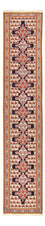 Løber Kelim-tæppe - orientalsk - 415 x 85 cm - mørkeblå
