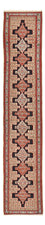 Løber Kelim-tæppe - orientalsk - 395 x 87 cm - mørkeblå