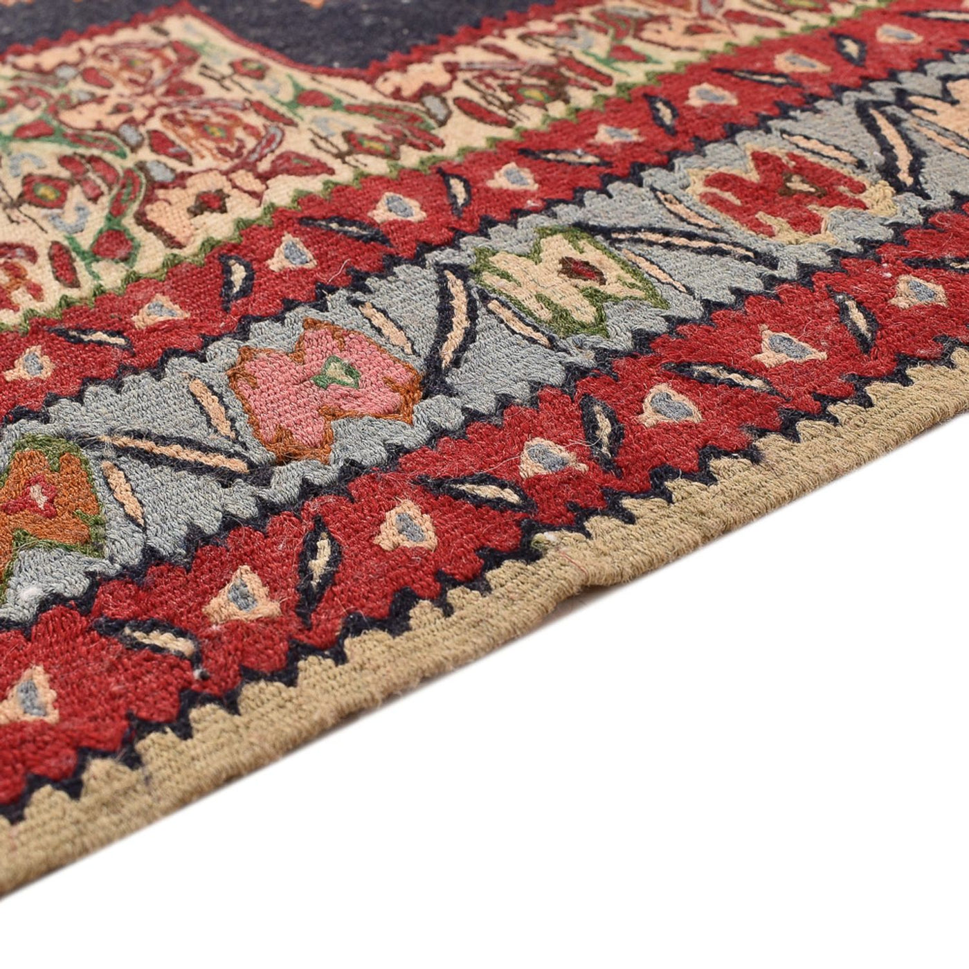 Senneh kilim Tæppe 395x87cm