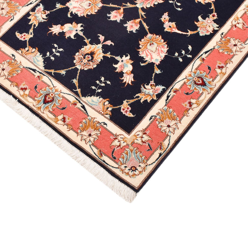 Løber Persisk tæppe - Tabriz - Royal - 189 x 74 cm - mørkeblå