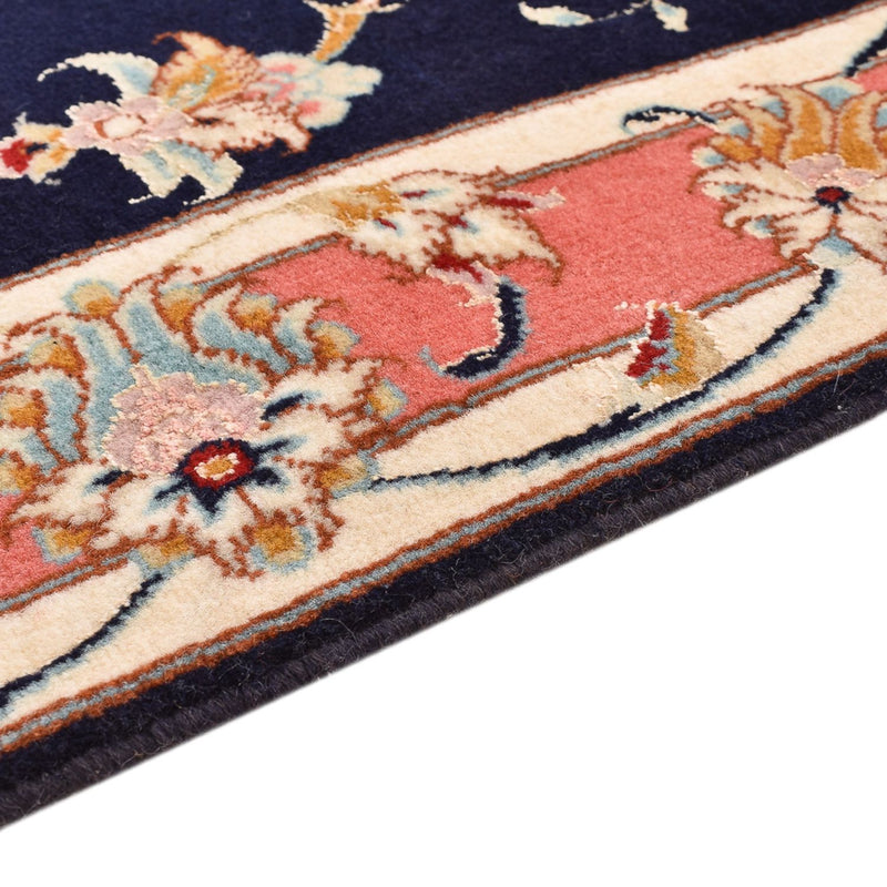 Løber Persisk tæppe - Tabriz - Royal - 189 x 74 cm - mørkeblå