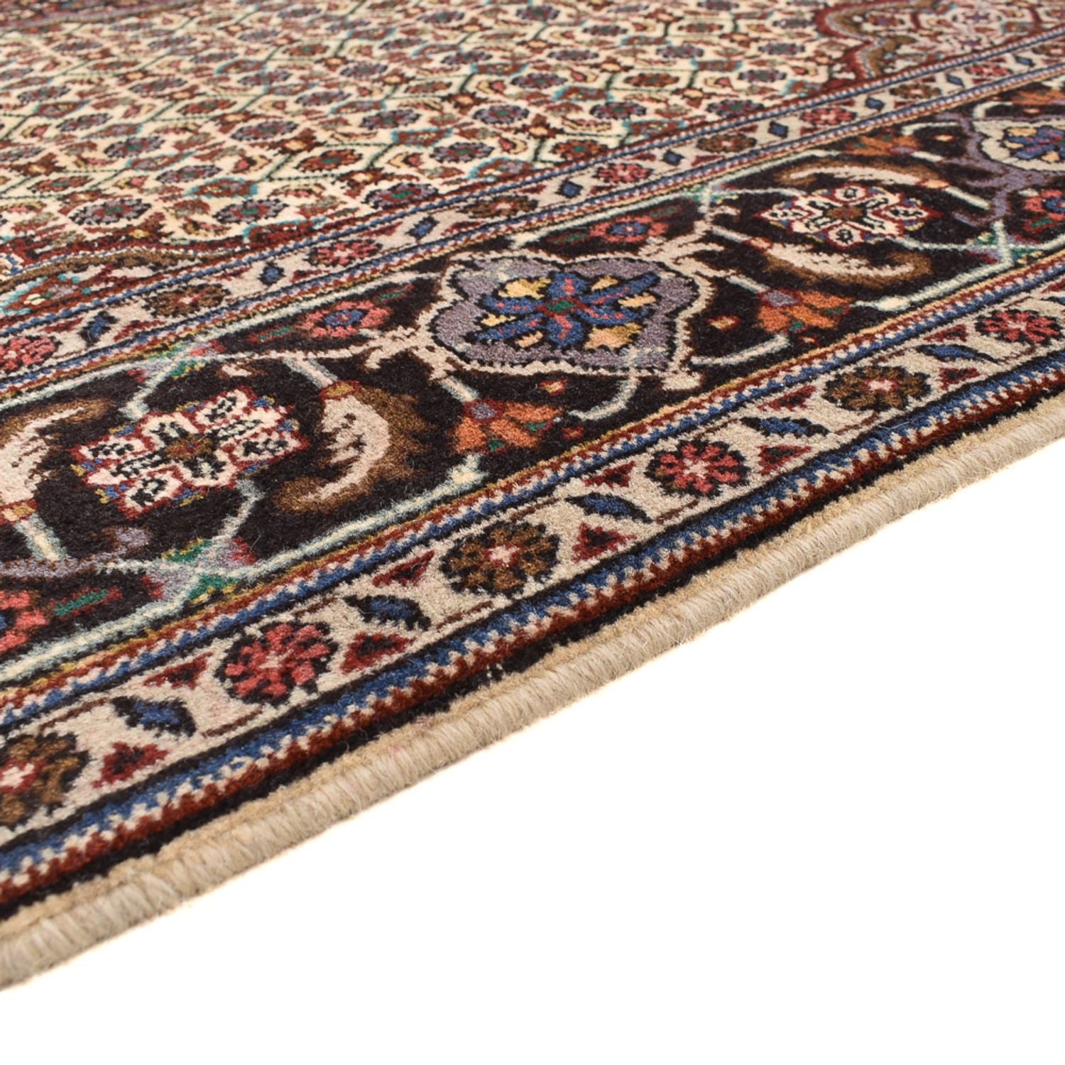 Persisk tæppe - Tabriz - Royal firkantet  - 210 x 200 cm - lys brun