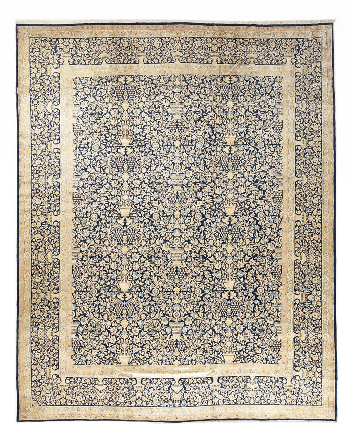 Persisk tæppe - Royal - 475 x 368 cm - olivengrøn