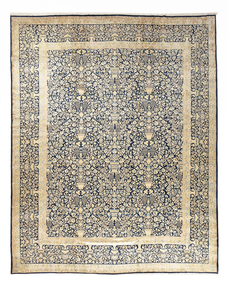 Persisk tæppe - Royal - 475 x 368 cm - olivengrøn