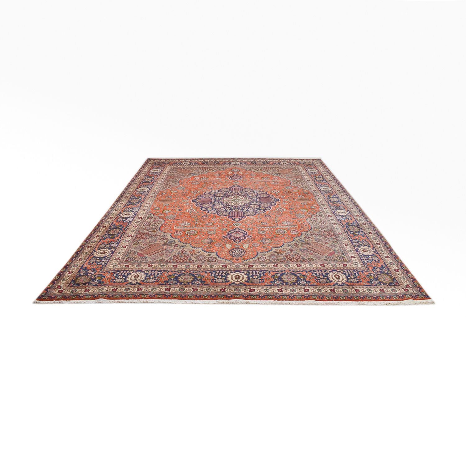 Persisk tæppe - Tabriz - Royal - 397 x 300 cm - orange