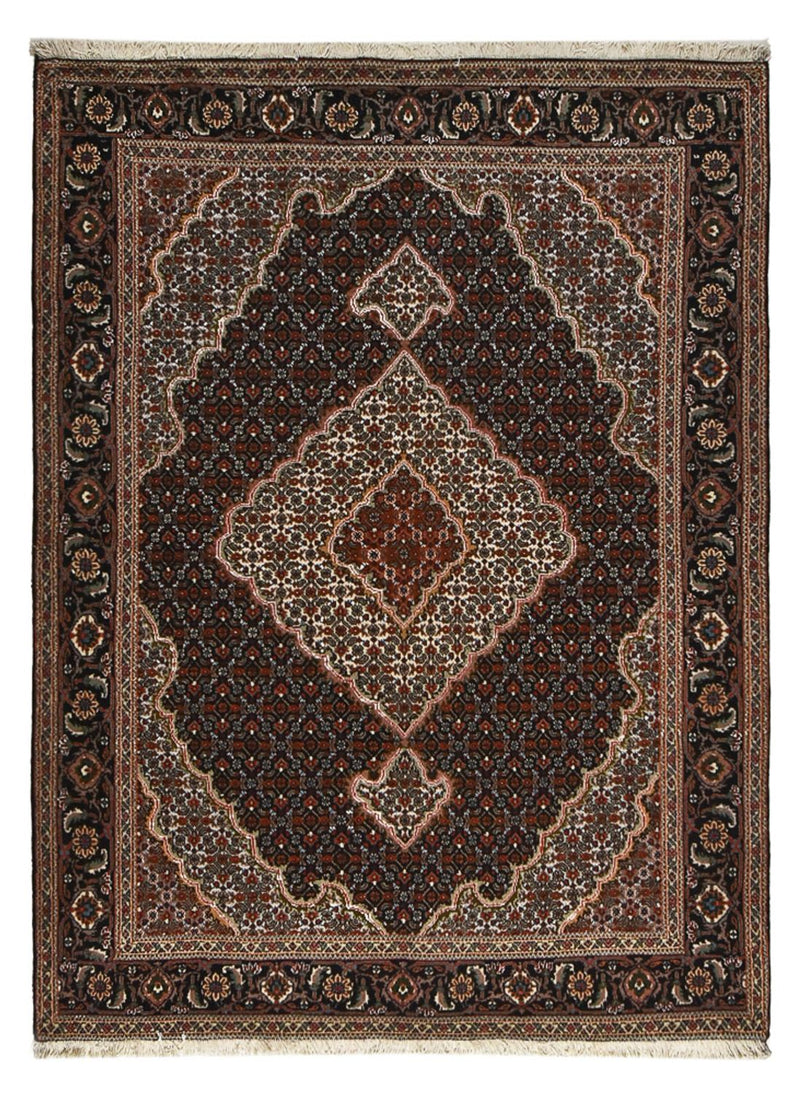 Persisk tæppe - Tabriz - Royal - 202 x 153 cm - mørkebrun