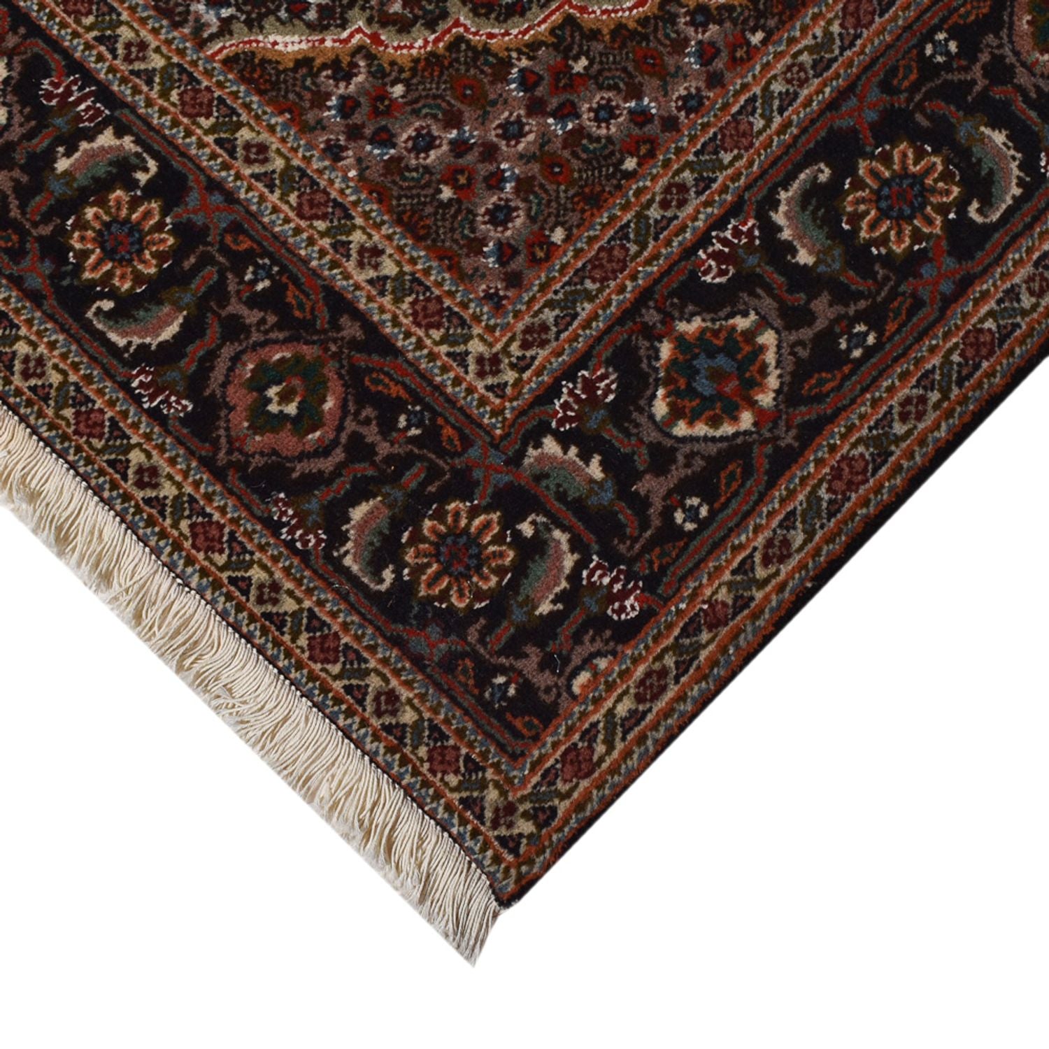 Persisk tæppe - Tabriz - Royal - 202 x 153 cm - mørkebrun