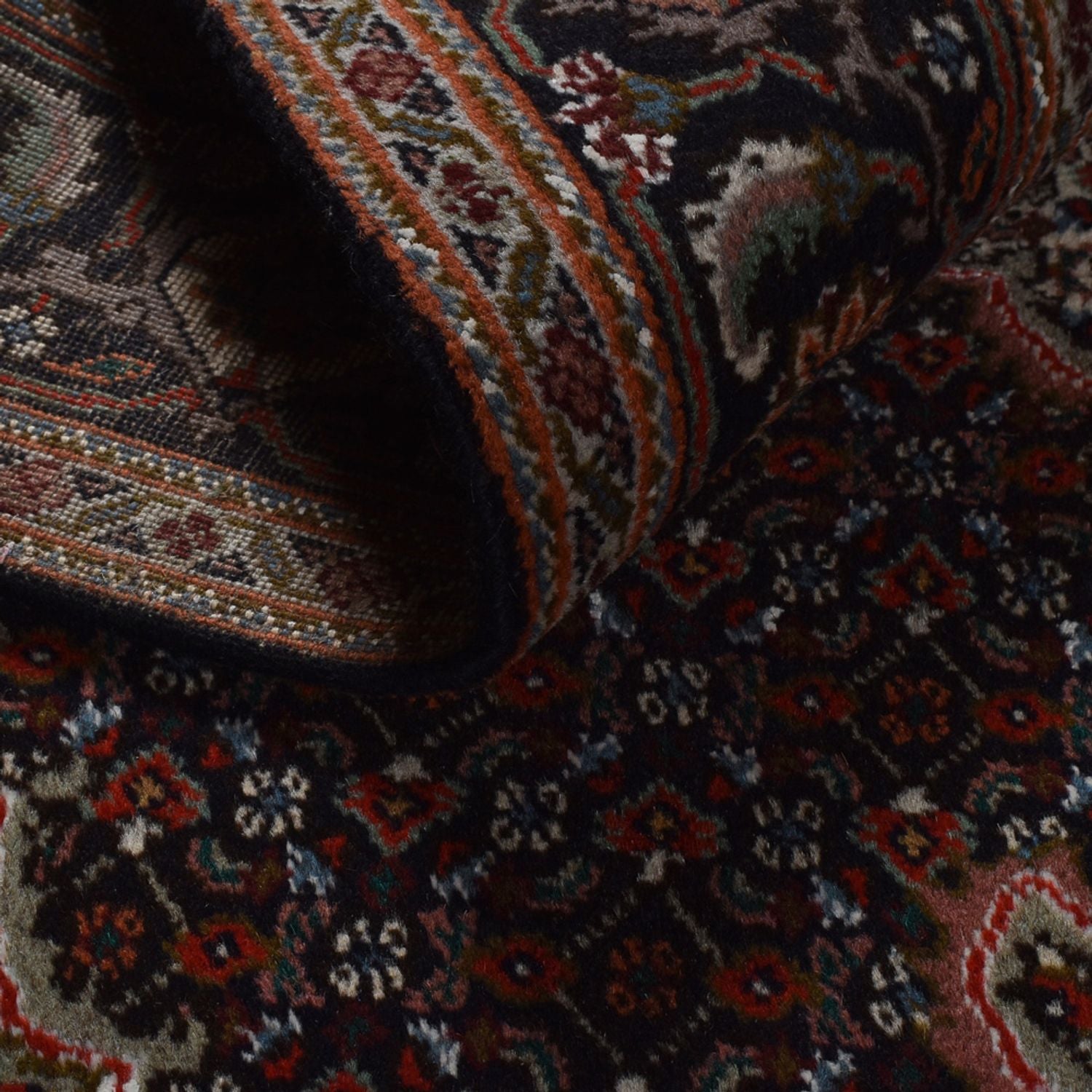 Persisk tæppe - Tabriz - Royal - 202 x 153 cm - mørkebrun