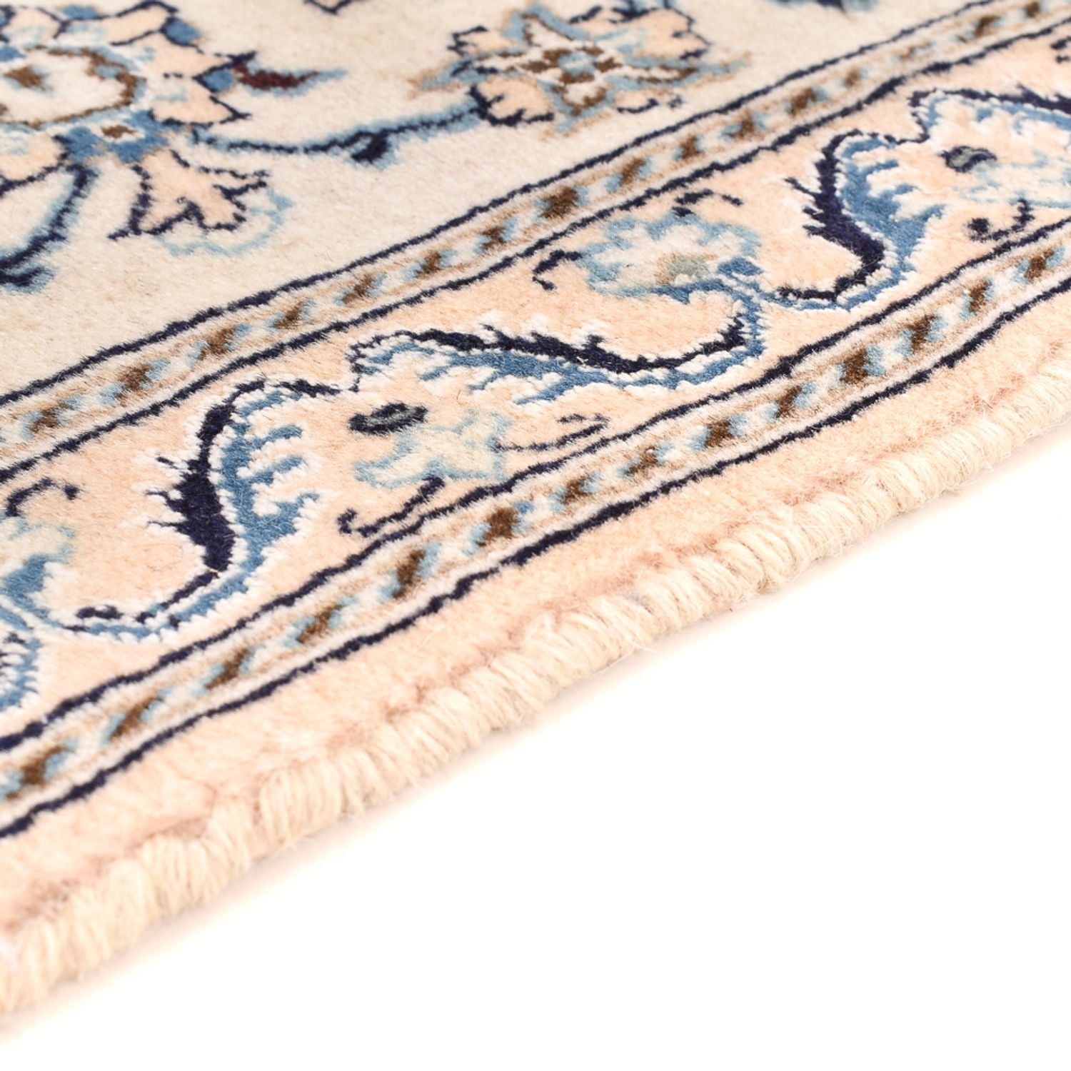 Løber Persisk tæppe - Nain - Royal - 187 x 57 cm - creme