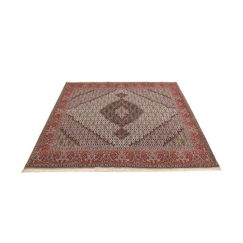 Persisk tæppe - Tabriz - Royal firkantet  - 205 x 193 cm - brun