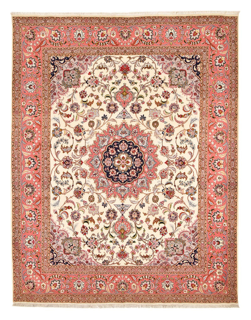 Persisk tæppe - Tabriz - Royal - 325 x 246 cm - creme