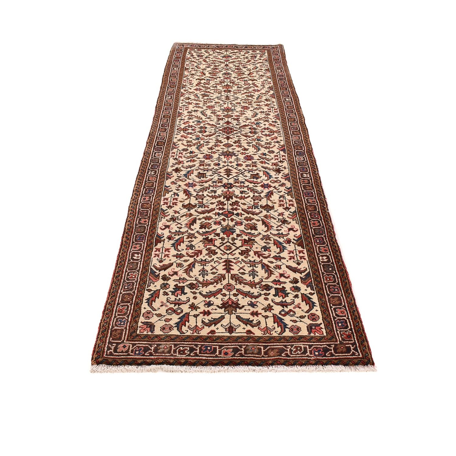 Løber Persisk tæppe - Nomadisk - 338 x 95 cm - beige