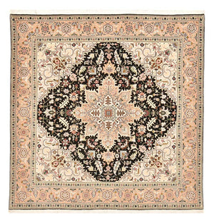 Persisk tæppe - Tabriz - Royal firkantet  - 203 x 198 cm - flerfarvet