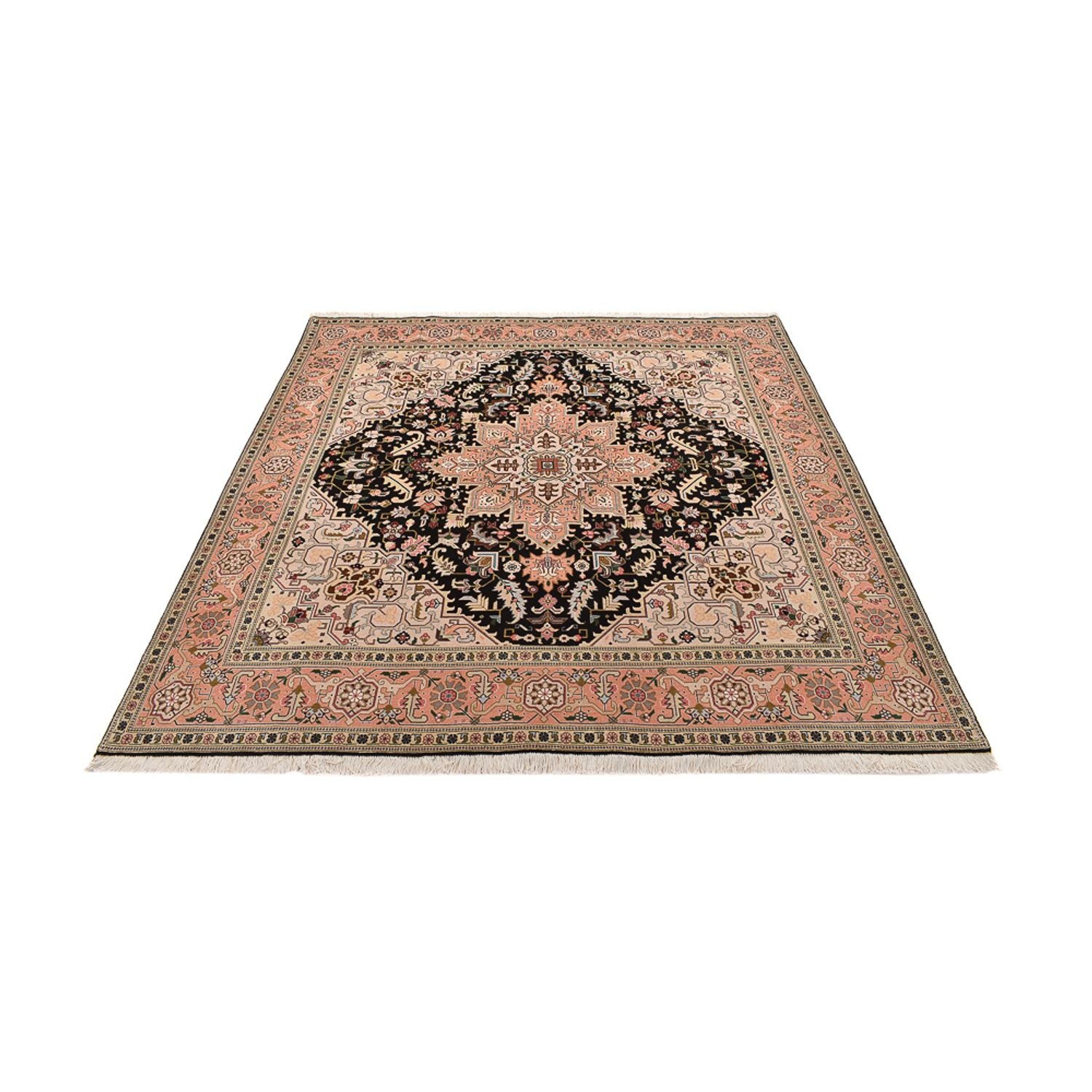 Persisk tæppe - Tabriz - Royal firkantet  - 203 x 198 cm - flerfarvet