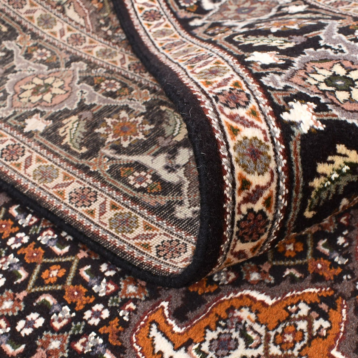 Persisk tæppe - Tabriz - Royal firkantet  - 207 x 200 cm - brun