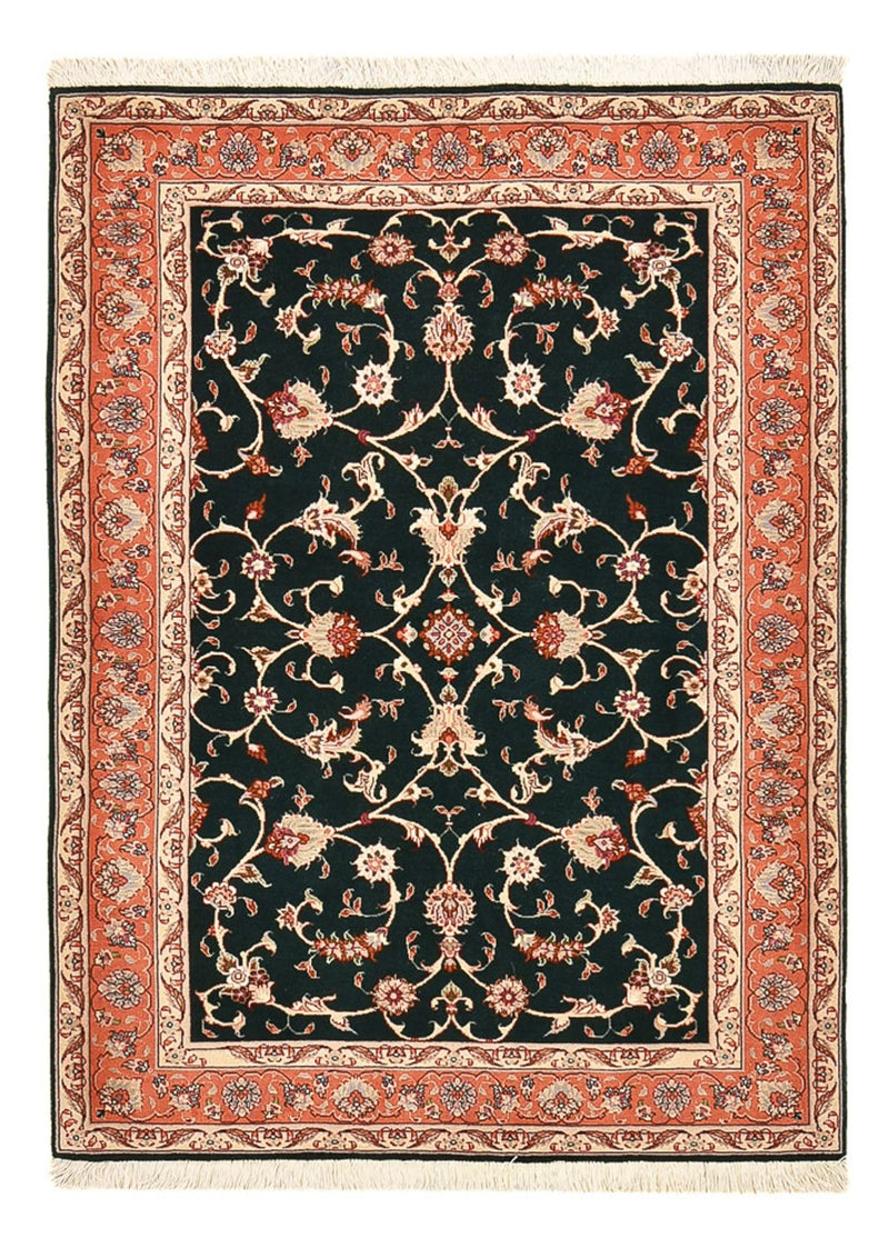 Persisk tæppe - Tabriz - Royal - 145 x 100 cm - mørkeblå