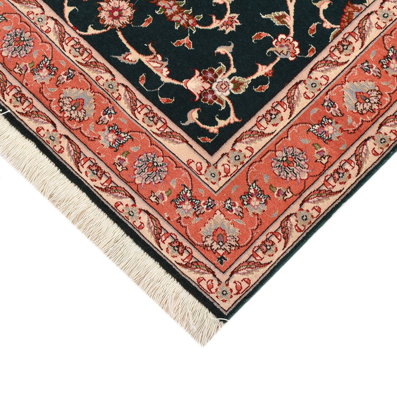 Persisk tæppe - Tabriz - Royal - 145 x 100 cm - mørkeblå