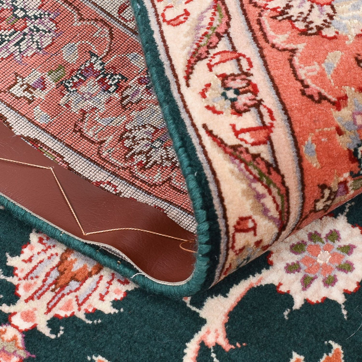 Persisk tæppe - Tabriz - Royal - 145 x 100 cm - mørkeblå