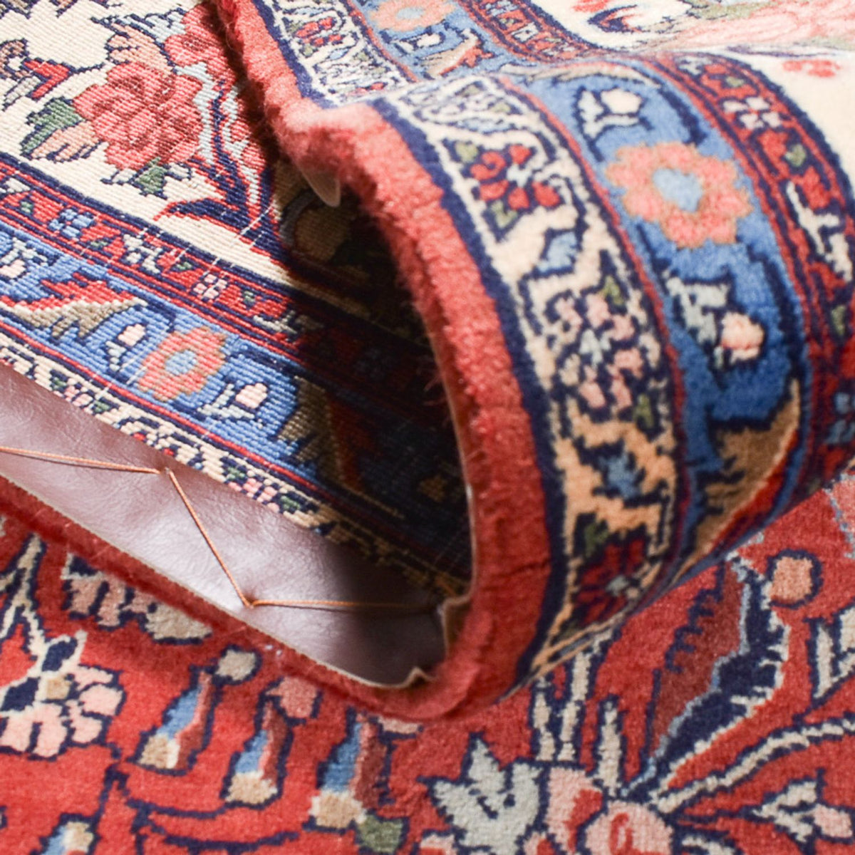 Persisk tæppe - Bijar - 316 x 215 cm - rød