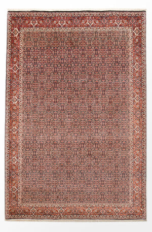 Persisk tæppe - Bijar - 305 x 203 cm - rust