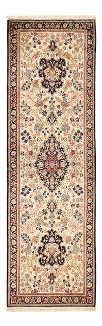 Løber Silketæppe - Ghom Silk - Premium - 222 x 69 cm - creme