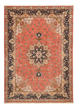 Persisk tæppe - Tabriz - Royal - 348 x 246 cm - lysrød