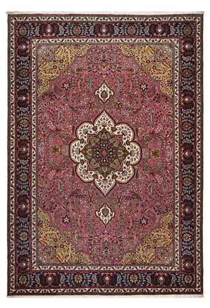 Persisk tæppe - Tabriz - Royal - 303 x 210 cm - lysrød