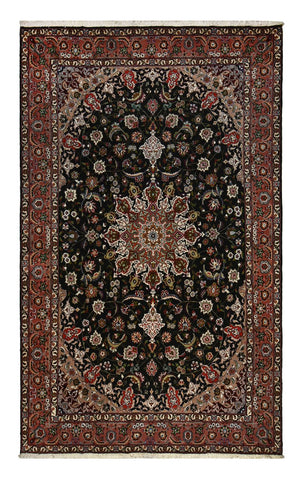 Persisk tæppe - Tabriz - Royal - 316 x 197 cm - mørkeblå