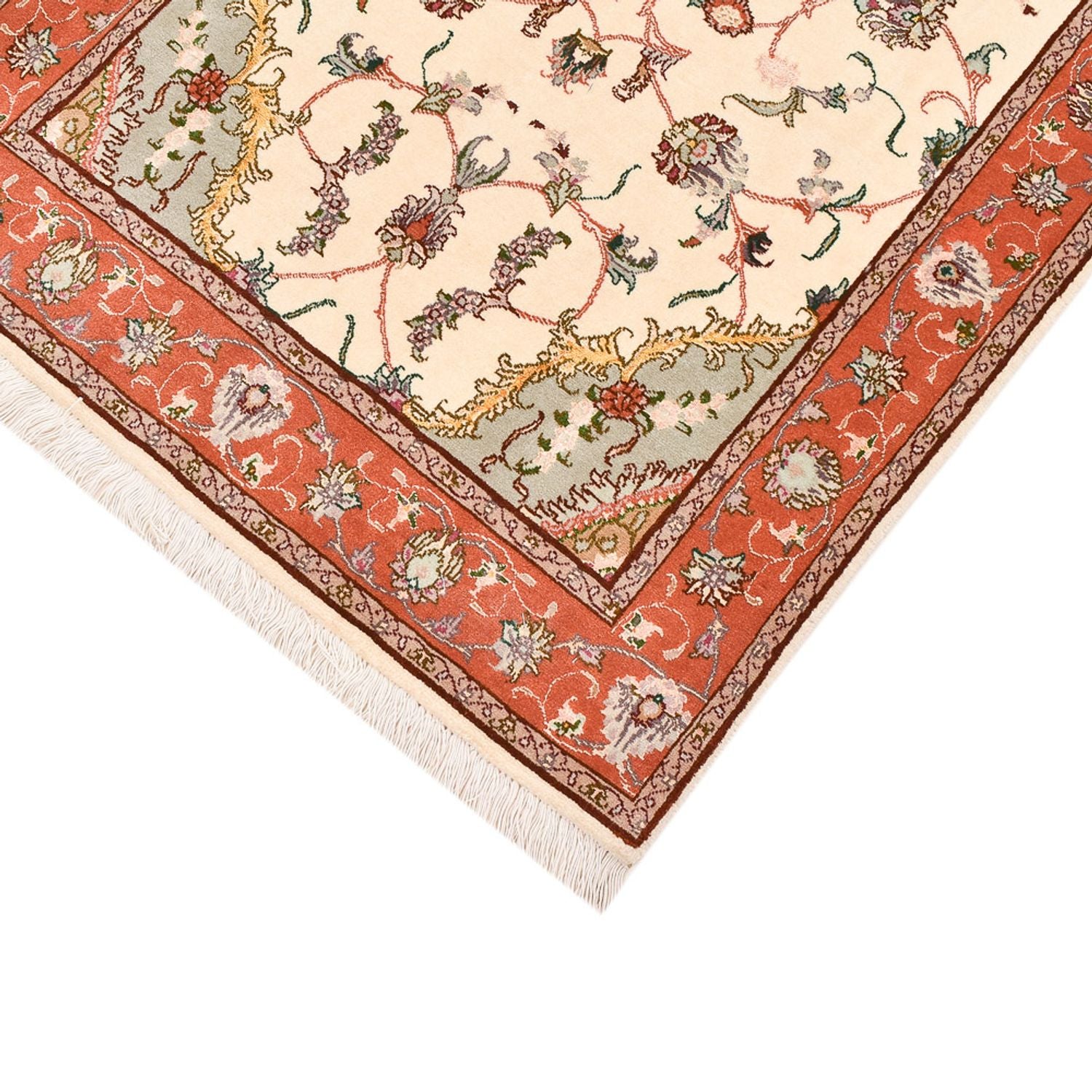 Løber Persisk tæppe - Tabriz - Royal - 206 x 80 cm - flerfarvet