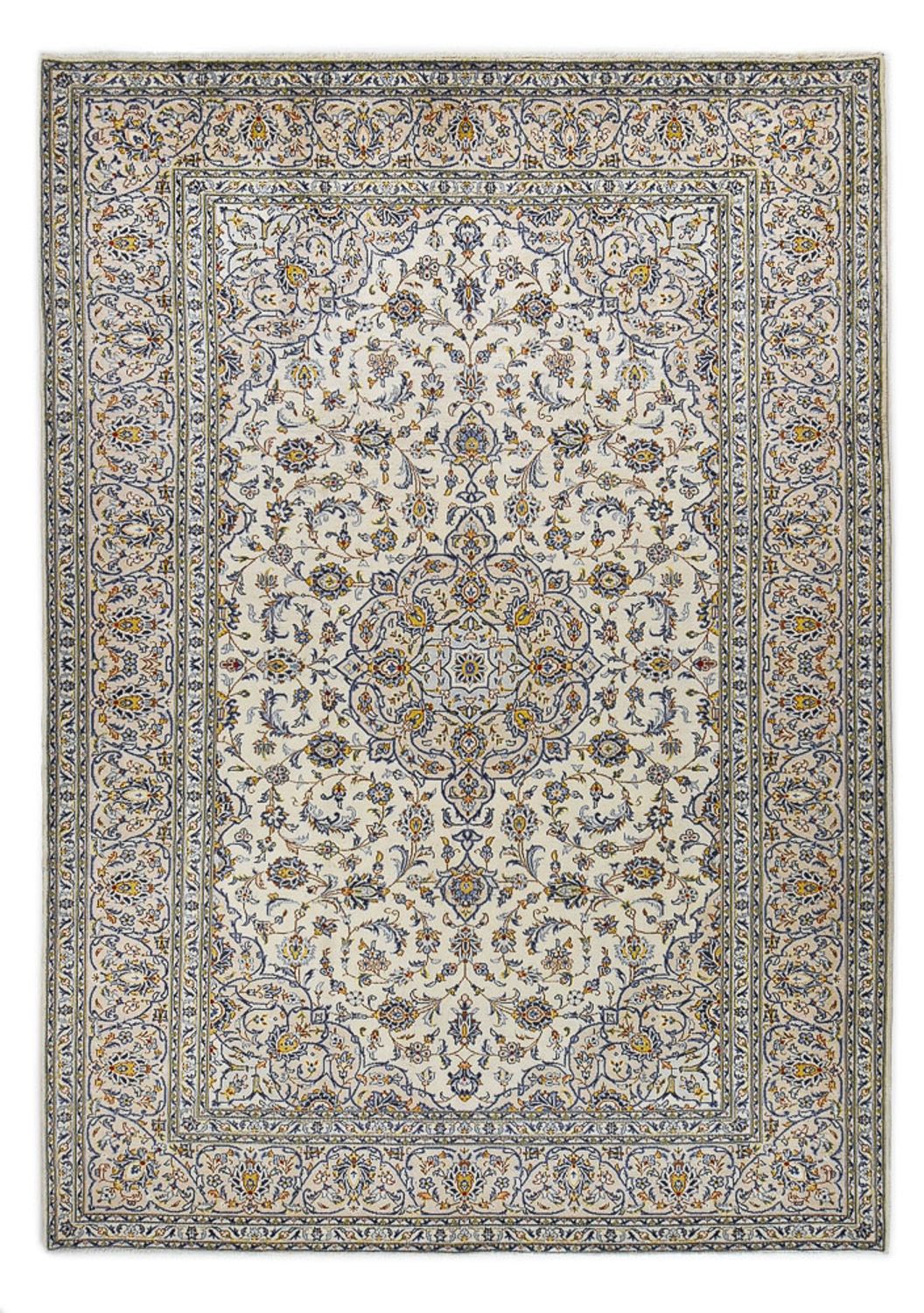 Persisk tæppe - Keshan - Royal - 345 x 245 cm - grå