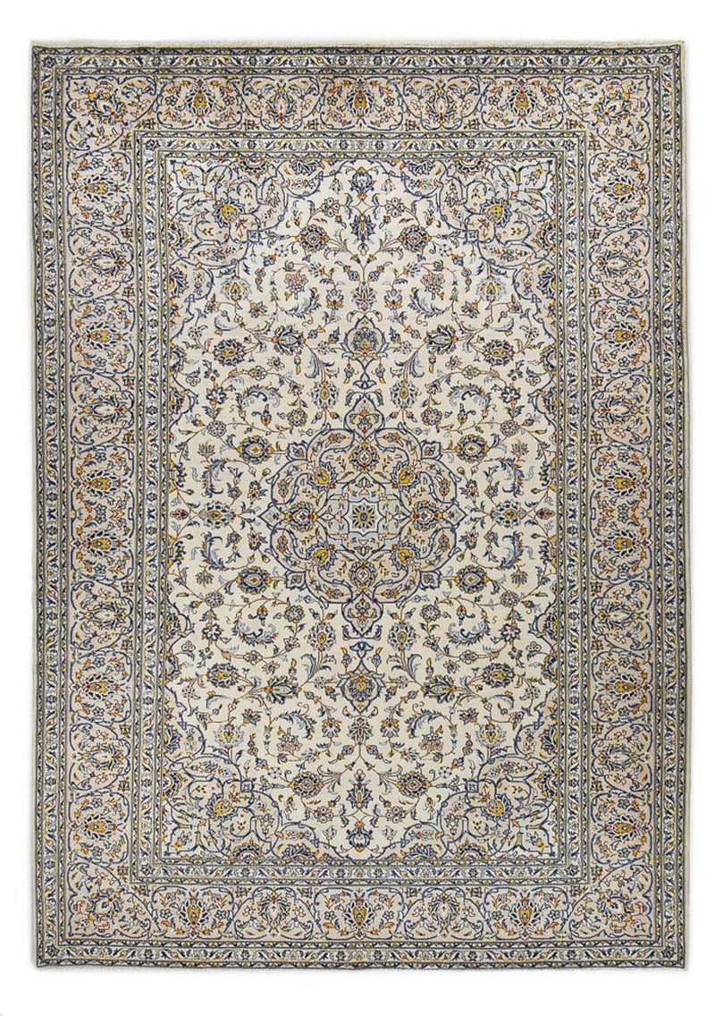 Persisk tæppe - Keshan - Royal - 345 x 245 cm - grå